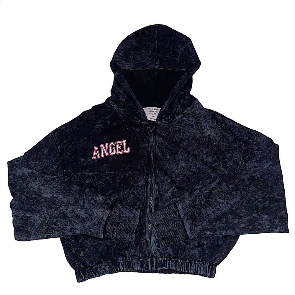 Medium Rue 21 Cropped Black Hoodie